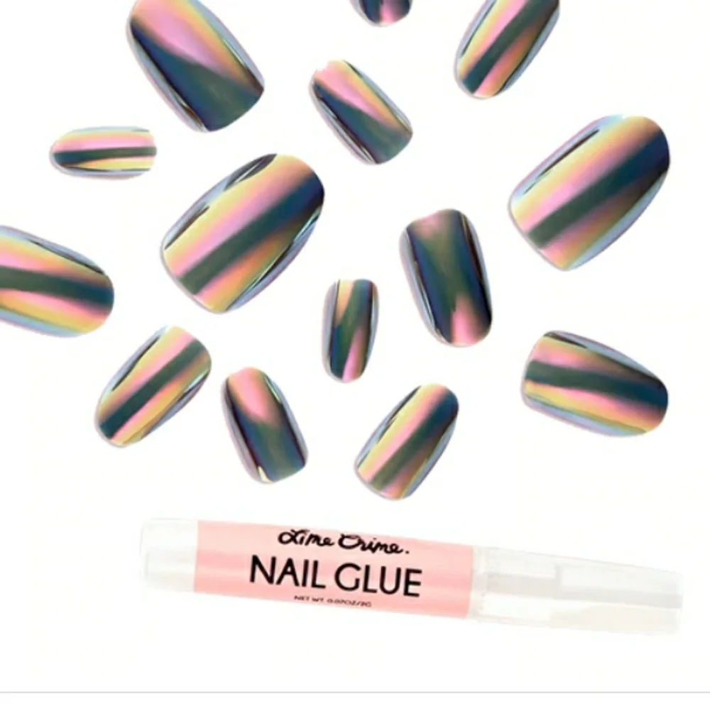 STORM Lime Crime DISCONTONUED Pop On Nails NWT